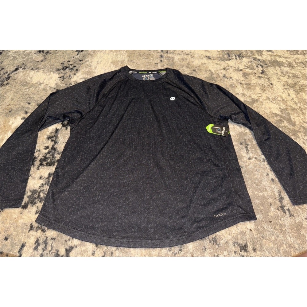 SB Tech Cool Play Training  Gray Athletic Long Sleeve Shirt Mens Sz XL X-large
